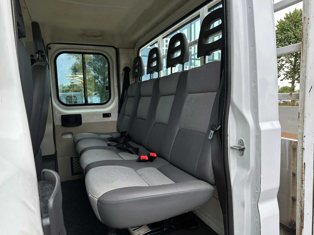 Fiat Ducato 35H KIPPER 2.3 MultiJet DC 7-persoons 131pk 2016, VS-739-X Bedrijfswagen