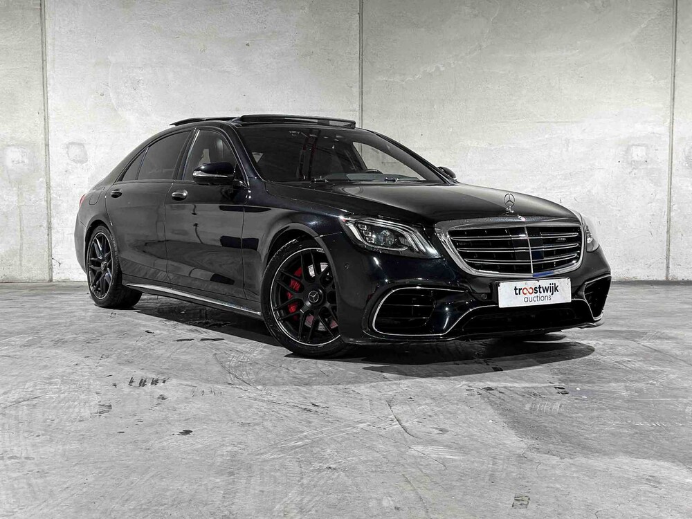 Mercedes-Benz S63 AMG 4.0 V8 4Matic+ Lang (Facelift) 612pk 2017 S-klasse, PZ-915-B