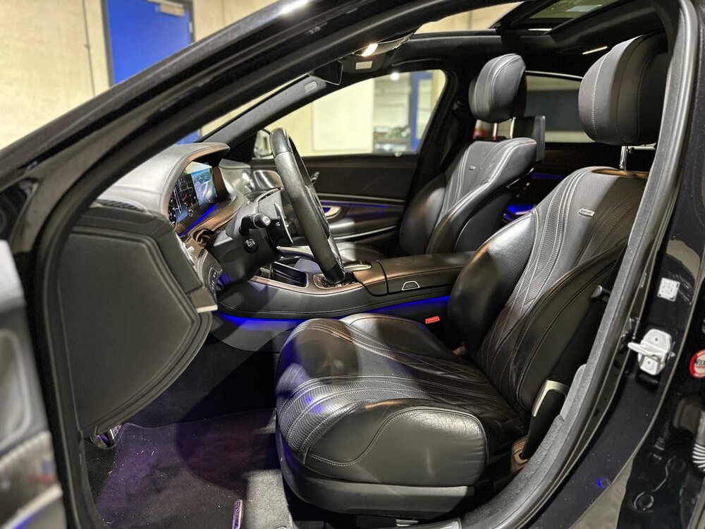 Mercedes-Benz S63 AMG 4.0 V8 4Matic+ Lang (Facelift) 612pk 2017 S-klasse, PZ-915-B