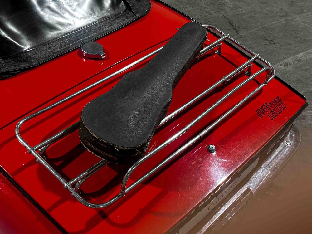 Triumph Spitfire 1500 Soft Top Twin Carburettor 71pk 1979 Cabriolet (Origineel-NL), DV-22-TS