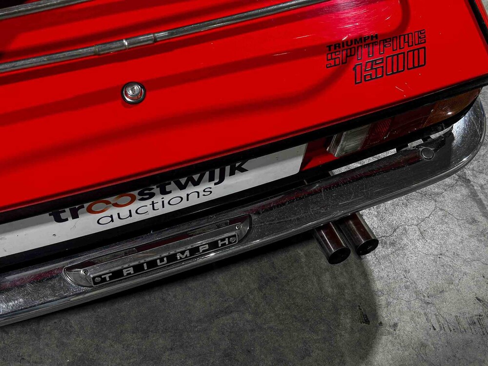 Triumph Spitfire 1500 Soft Top Twin Carburettor 71pk 1979 Cabriolet (Origineel-NL), DV-22-TS