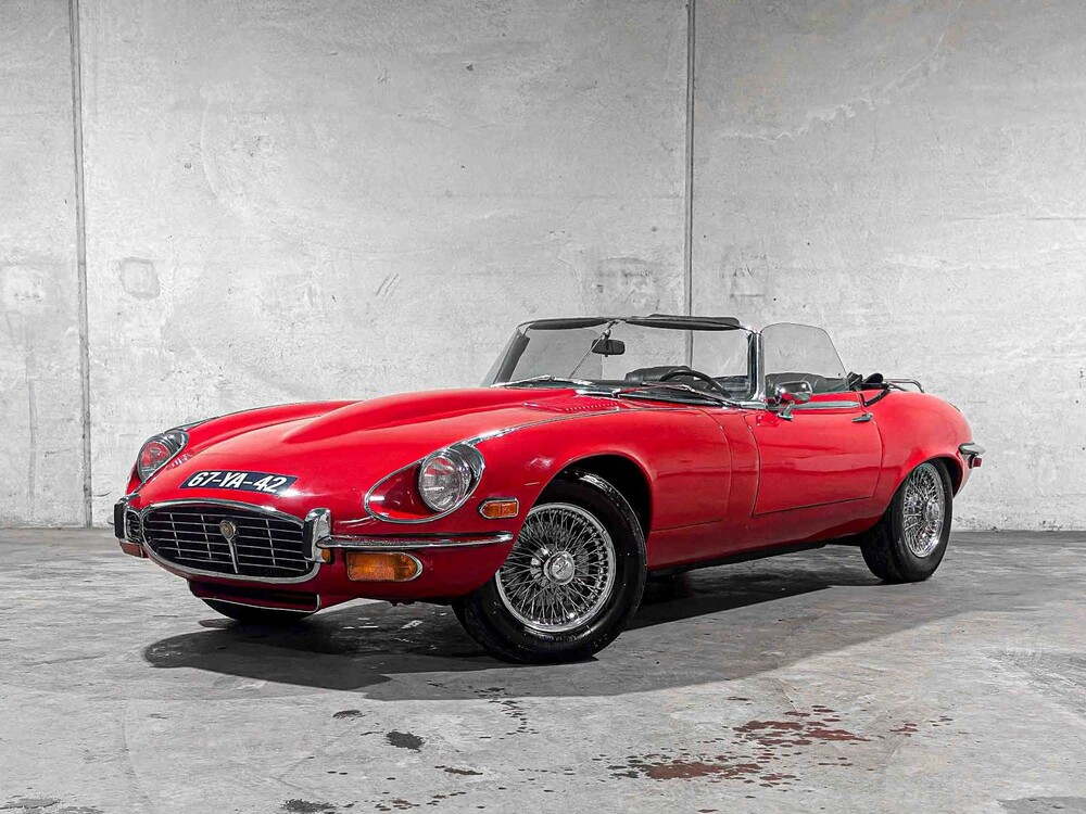 Jaguar E-TYPE Convertible Series III 5.3 V12 S3 272hp 1973, 67-YA-42