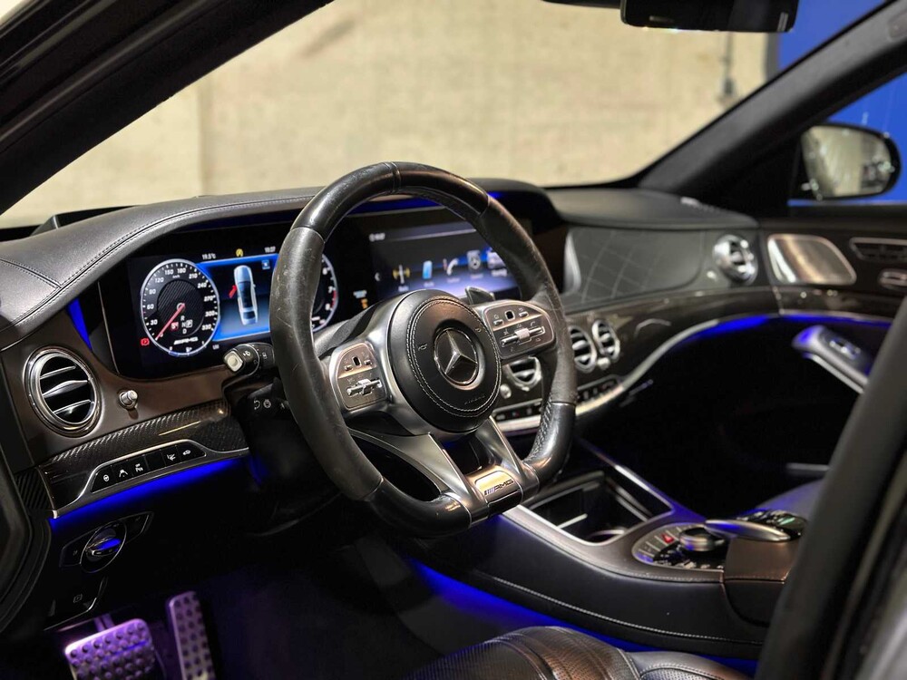 Mercedes-Benz S63 AMG 4.0 V8 4Matic+ Lang (Facelift) 612pk 2017 S-klasse, PZ-915-B
