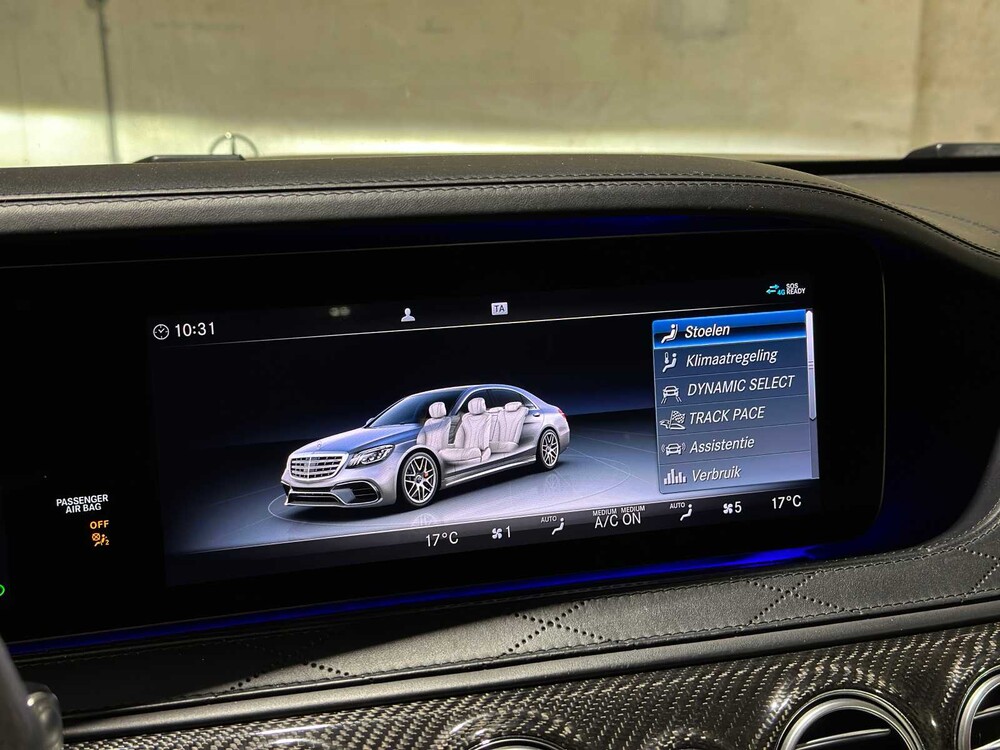 Mercedes-Benz S63 AMG 4.0 V8 4Matic+ Lang (Facelift) 612pk 2017 S-klasse, PZ-915-B
