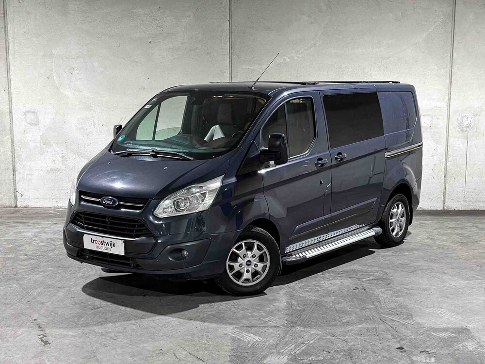 Ford Transit Custom 290 2.2 TDCI (DUBBELE CABINE) 125pk 2013, VDL-69-T Bedrijfswagen
