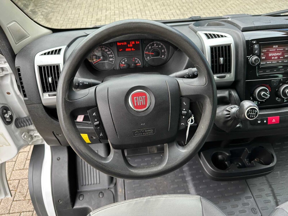 Fiat Ducato 35H KIPPER 2.3 MultiJet DC 7-persoons 131pk 2016, VS-739-X Bedrijfswagen