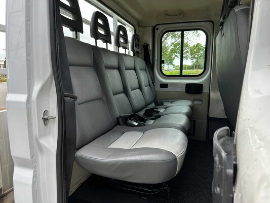 Fiat Ducato 35H KIPPER 2.3 MultiJet DC 7-persoons 131pk 2016, VS-739-X Bedrijfswagen