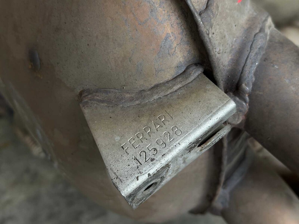 Ferrari Testarossa Uitlaatsysteem + Katalysator 1987