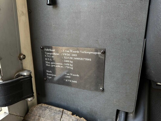 von Wert KVW3400 Verkauf LKW 86PS 1995, VH-DS-34