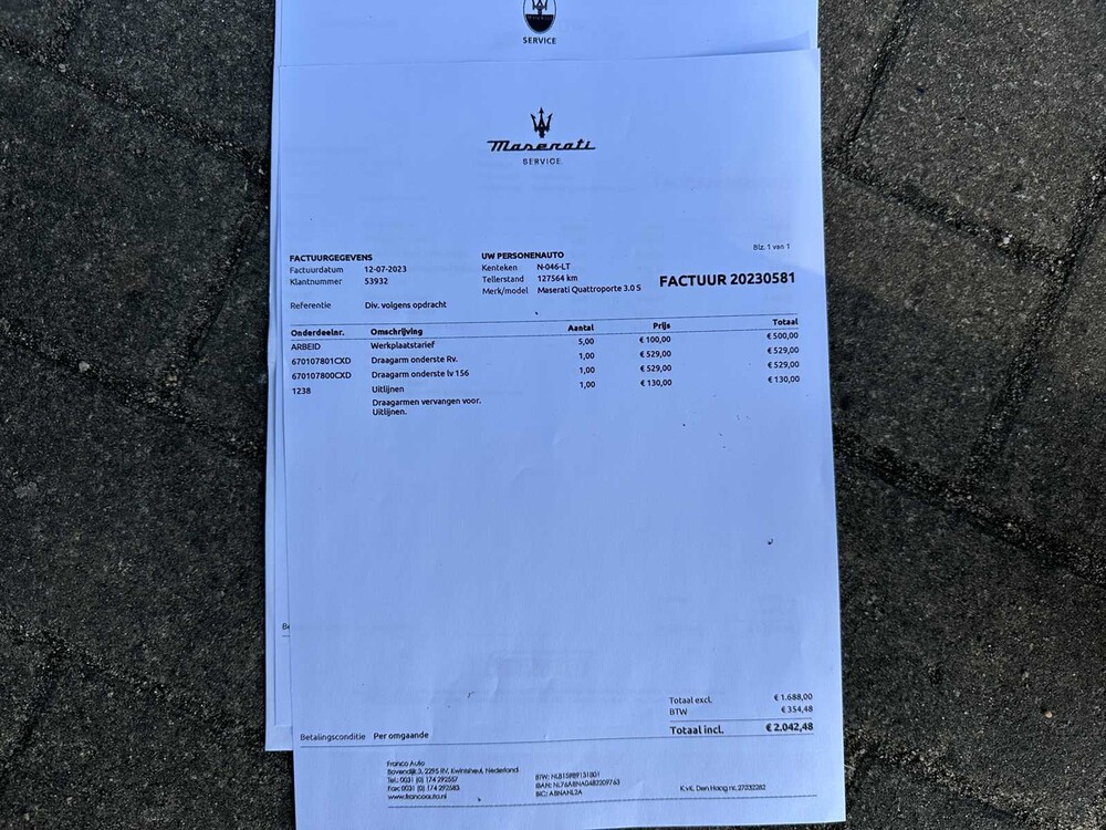 Maserati Quattroporte 3.0 V6 S Q4 411pk 2015, N-046-LT