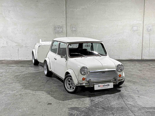 Austin Mini 1000 E Magic 42pk 1988, TD-30-YJ + Aanhanger