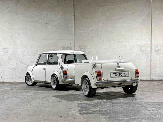 Austin Mini 1000 E Magic 42pk 1988, TD-30-YJ + Aanhanger