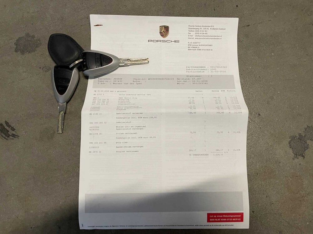 Porsche 911 Carrera 4F 3.8 997 355PS 2008, JP-888-F Youngtimer