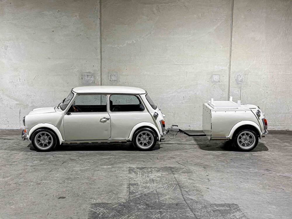 Austin Mini 1000 E Magic 42PS 1988, TD-30-YJ + Auflieger