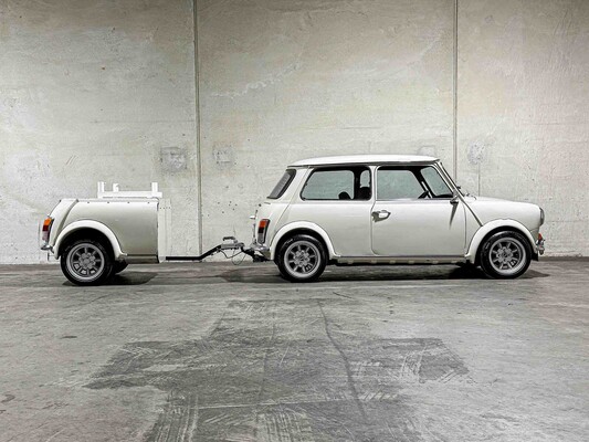 Austin Mini 1000 E Magic 42pk 1988, TD-30-YJ + Aanhanger