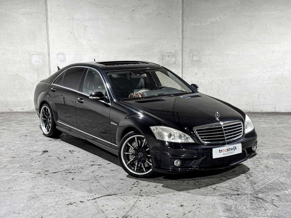 Mercedes-Benz S63 AMG Lang 6.2 V8 525pk 2007 S-klasse, JGH-07-S Youngtimer