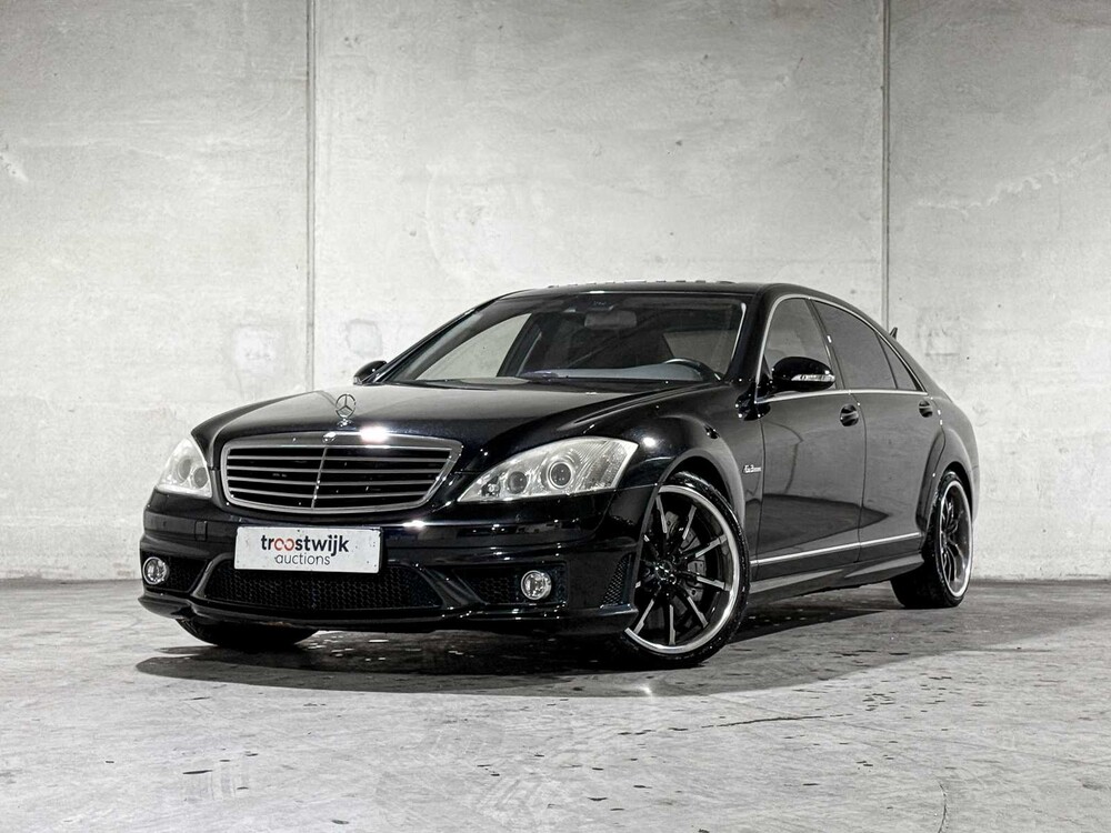 Mercedes-Benz S63 AMG Lang 6.2 V8 525pk 2007 S-klasse, JGH-07-S Youngtimer