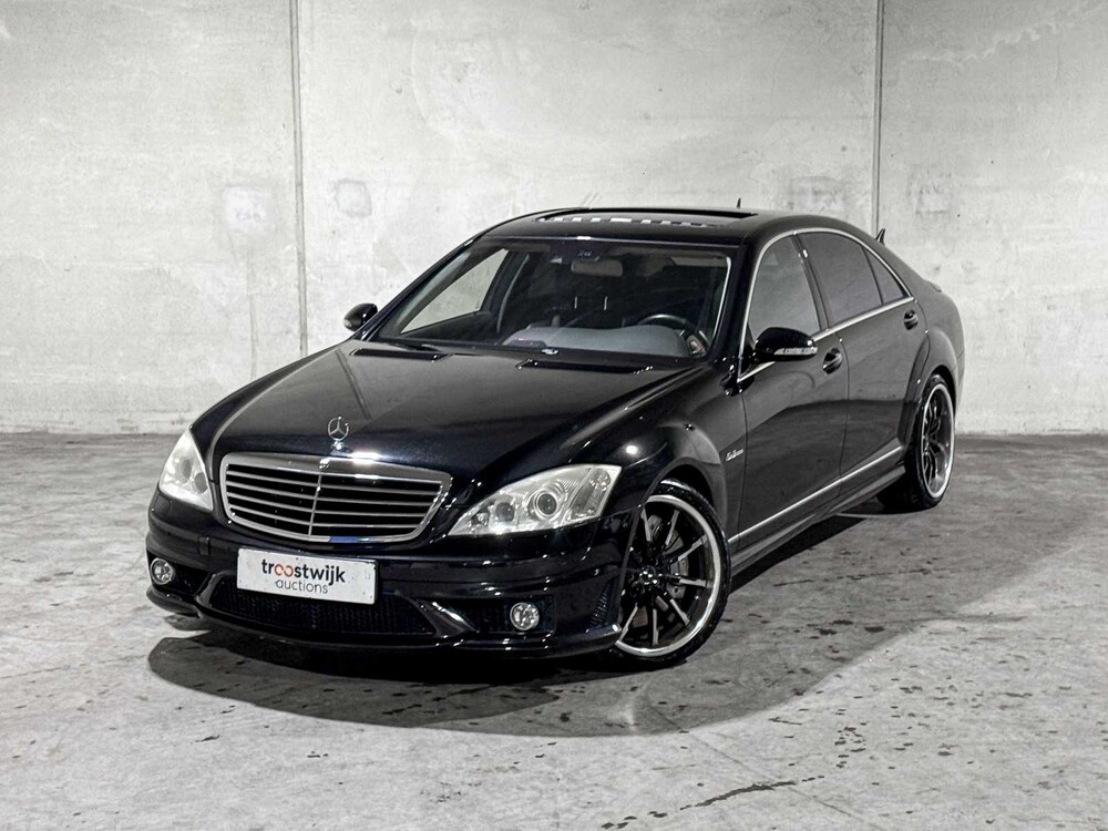 Mercedes-Benz S63 AMG Lang 6.2 V8 525pk 2007 S-klasse, JGH-07-S Youngtimer