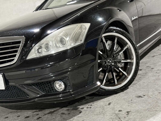 Mercedes-Benz S63 AMG Lang 6.2 V8 525pk 2007 S-klasse, JGH-07-S Youngtimer