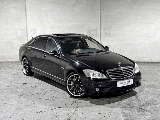 Mercedes-Benz S63 AMG Lang 6.2 V8 525pk 2007 S-klasse, JGH-07-S Youngtimer