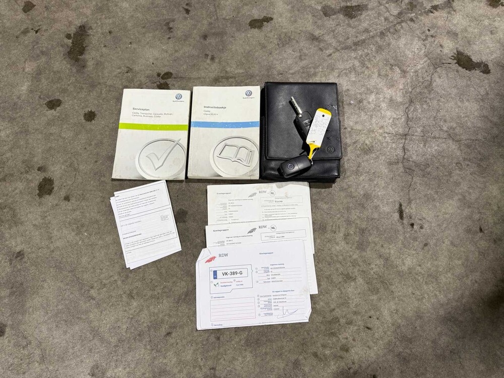 Volkswagen Caddy 1.6 TDI Maxi BMT 102pk 2014, VK-389-G Bedrijfswagen