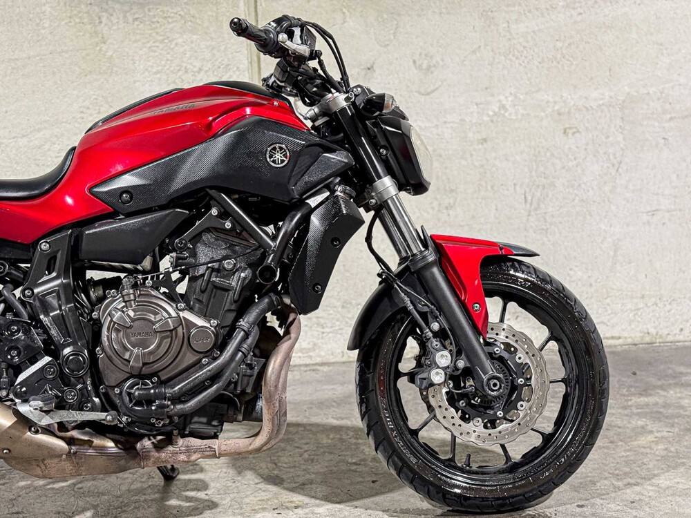 Yamaha MT-07 ABS Naked Bike 689cc 2016 Tour Motorfiets, 93-MG-PD