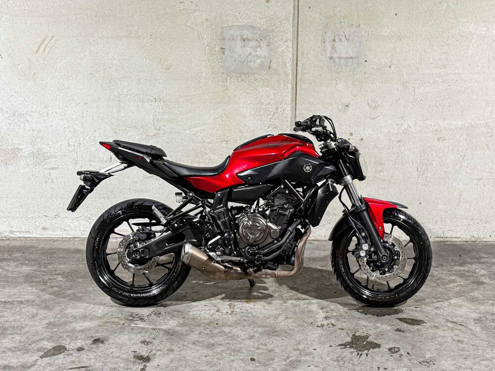 Yamaha MT-07 ABS Naked Bike 689cc 2016 Tour Motorfiets, 93-MG-PD