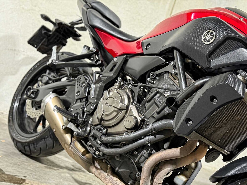 Yamaha MT-07 ABS Naked Bike 689cc 2016 Tour Motorfiets, 93-MG-PD