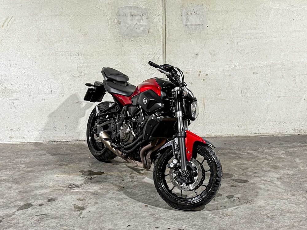 Yamaha MT-07 ABS Naked Bike 689cc 2016 Tour Motorfiets, 93-MG-PD