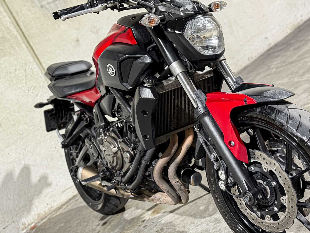 Yamaha MT-07 ABS Naked Bike 689cc 2016 Tour Motorfiets, 93-MG-PD