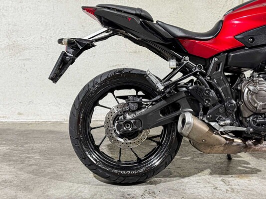 Yamaha MT-07 ABS Naked Bike 689cc 2016 Tour Motorcycle, 93-MG-PD