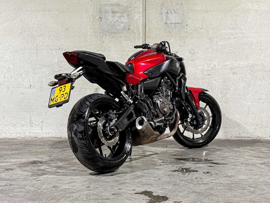 Yamaha MT-07 ABS Naked Bike 689cc 2016 Tour Motorfiets, 93-MG-PD