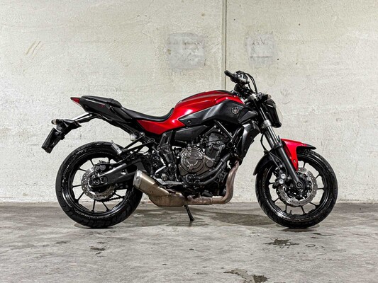 Yamaha MT-07 ABS Naked Bike 689cc 2016 Tour Motorfiets, 93-MG-PD