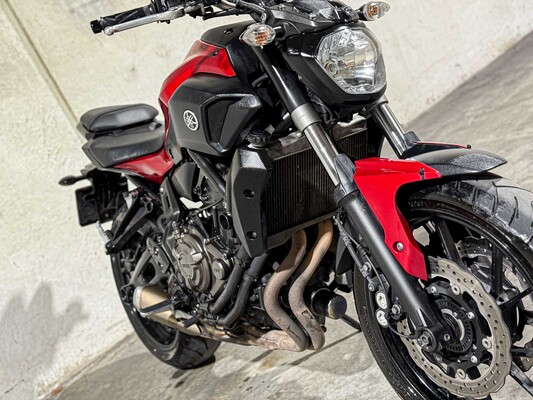 Yamaha MT-07 ABS Naked Bike 689cc 2016 Tour Motorfiets, 93-MG-PD