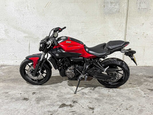 Yamaha MT-07 ABS Naked Bike 689cc 2016 Tour Motorfiets, 93-MG-PD