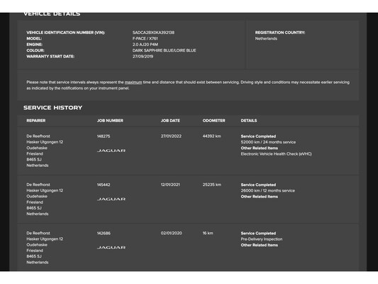 Jaguar F-PACE 2.0t AWD R-Sport Pure 250pk 2020, H-258-BD