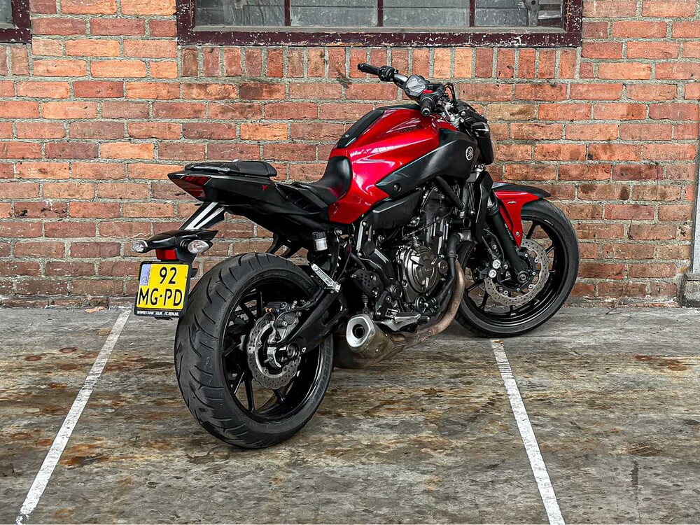 Yamaha MT-07 ABS 689cc 2016 Tour Naked Bike, 92-MG-PD Motorfiets