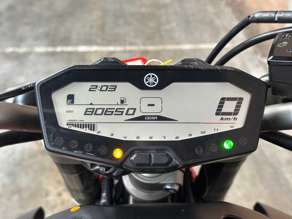 Yamaha MT-07 ABS 689cc 2016 Tour Naked Bike, 92-MG-PD Motorfiets