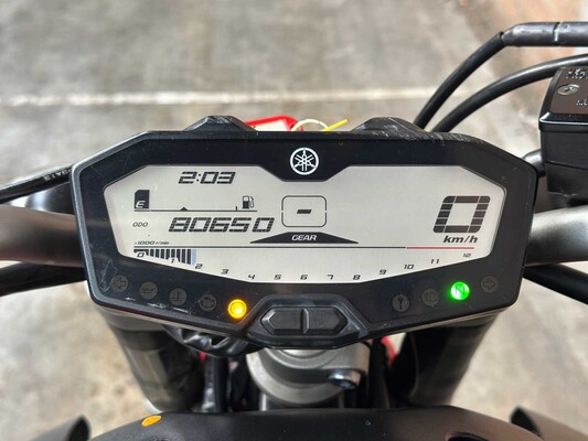 Yamaha MT-07 ABS 689cc 2016 Tour Naked Bike, 92-MG-PD Motorfiets