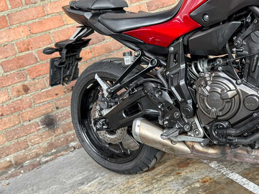 Yamaha MT-07 ABS 689cc 2016 Tour Naked Bike, 92-MG-PD Motorfiets