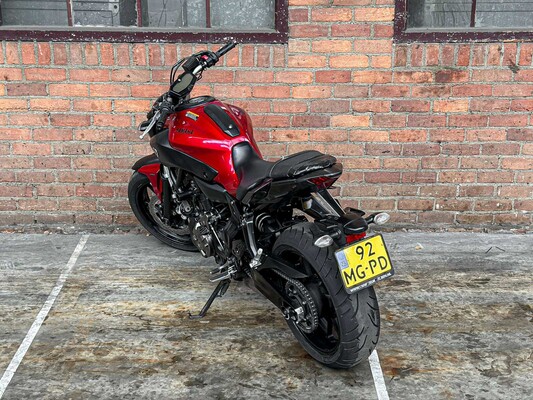 Yamaha MT-07 ABS 689cc 2016 Tour Naked Bike, 92-MG-PD Motorfiets