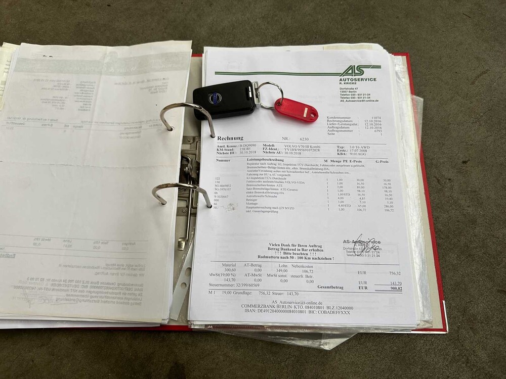Volvo V70 3,0 T6 Allradantrieb Summum 286 PS 2008, JNJ-06-P