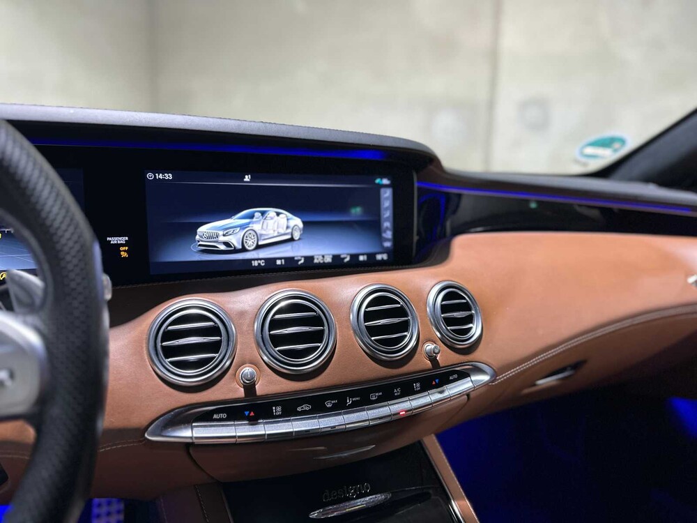 Mercedes-Benz S63 AMG 4.0 V8 4Matic 612pk 2018 CARBON S-Klasse Coupe