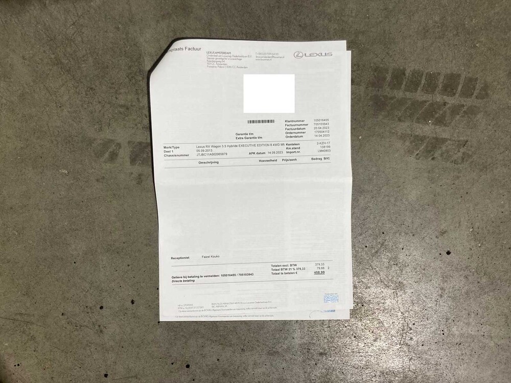 Lexus RX 450h 4WD Executive Edition 249pk 2013, 2-KZH-17