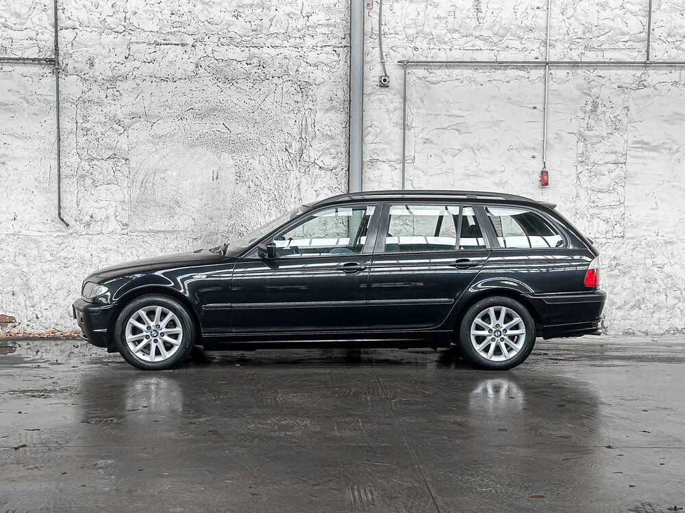 BMW 316i Touring Black & Silver 3-serie 114pk 2003,  62-LK-SL