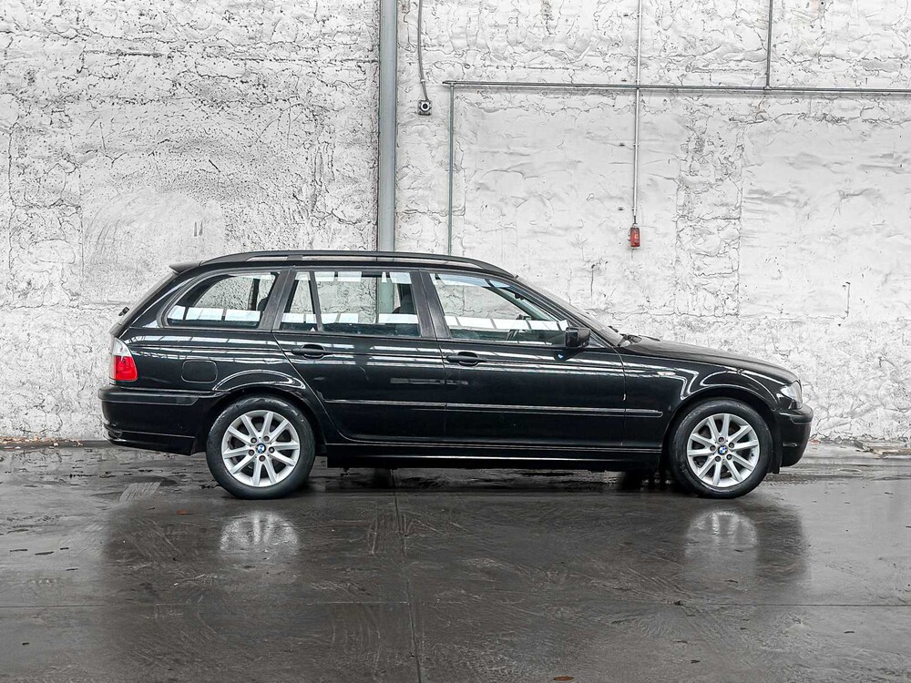 BMW 316i Touring Black & Silver 3-serie 114pk 2003,  62-LK-SL