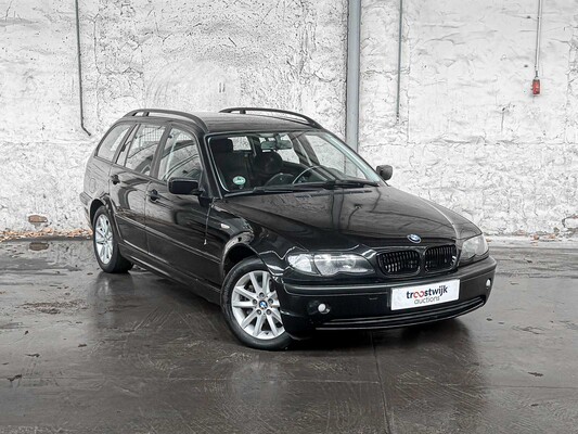 BMW 316i Touring Black & Silver 3-serie 114pk 2003,  62-LK-SL