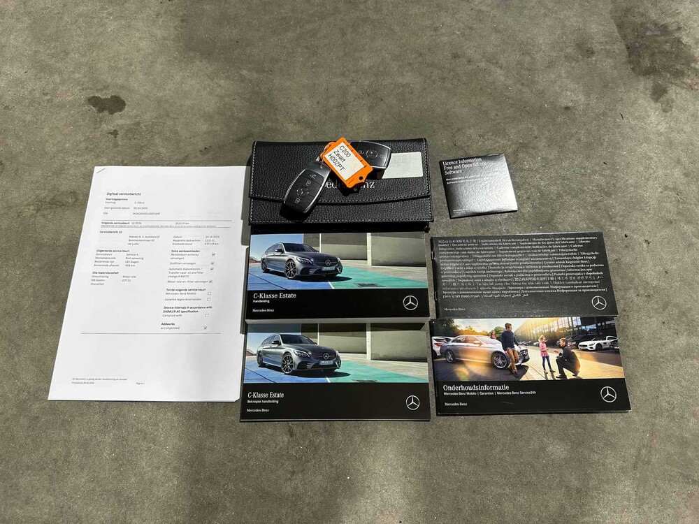 Mercedes-Benz C200 d Estate Business Solution AMG 160pk 2020 (Origineel-NL) C-Klasse, H-002-PT