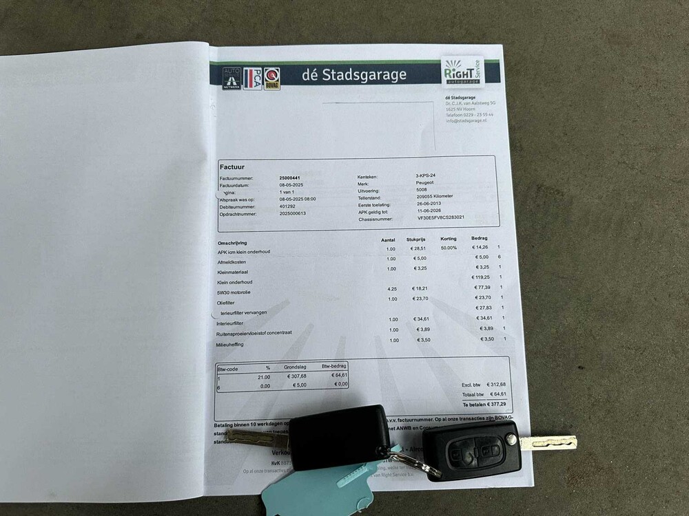 Peugeot 5008 1,6 THP Style 7p. 154 PS 2013, 3-KPS-24