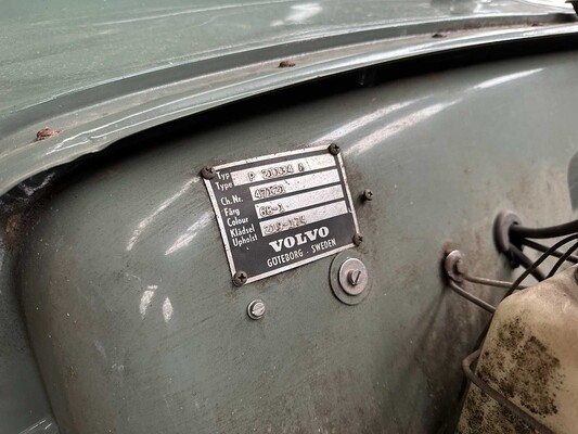Volvo P210 4-Cilinder 1960 P-Model, DH-94-92 Oldtimer